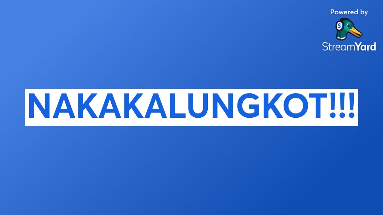 NAKAKALUNGKOT!!!