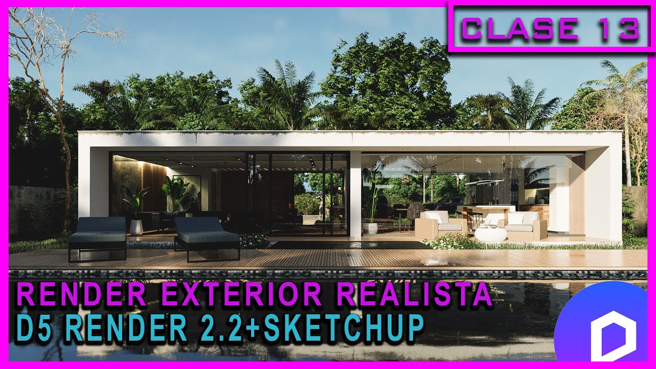 D5 RENDER 2.2 RENDER EXTERIOR REALISTA EN 15 MINUTOS