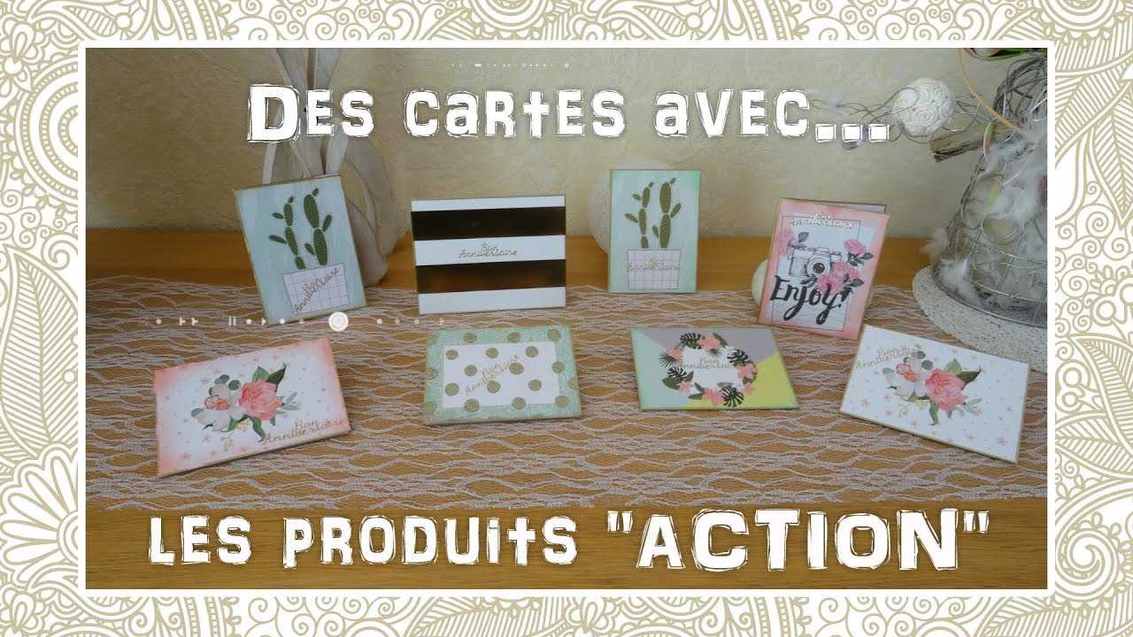 MATERIEL ACTION  : FAIRE DES CARTES SIMPLES et RAPIDES