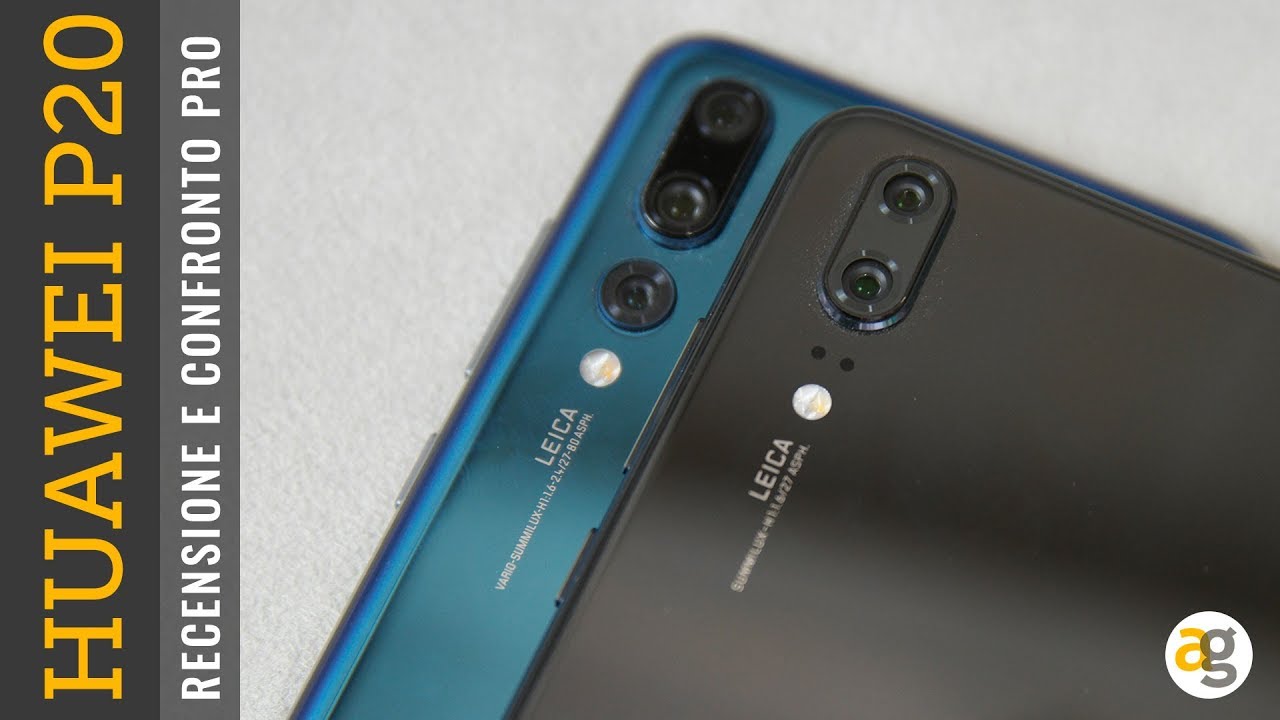Recensione HUAWEI P20 e confronto P20 pro