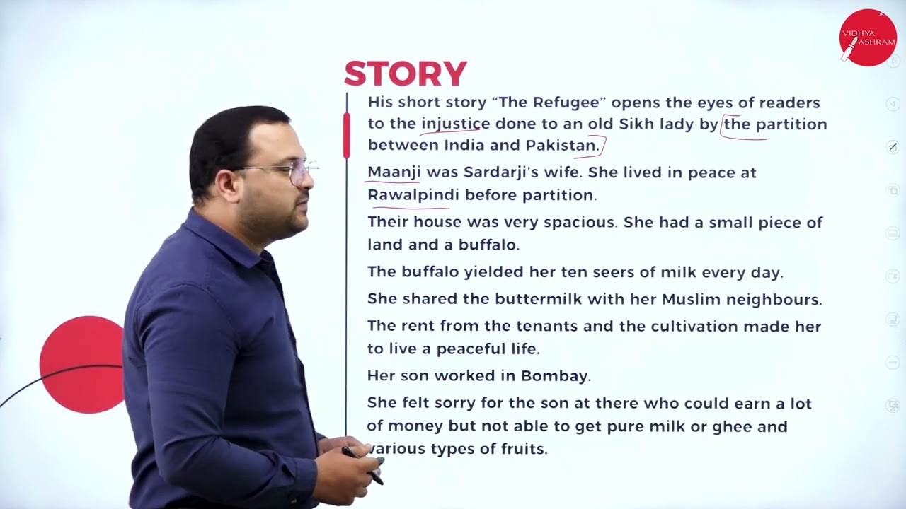DAY 07 | ENGLISH | I SEM | BCA | THE REFUGEE | L1