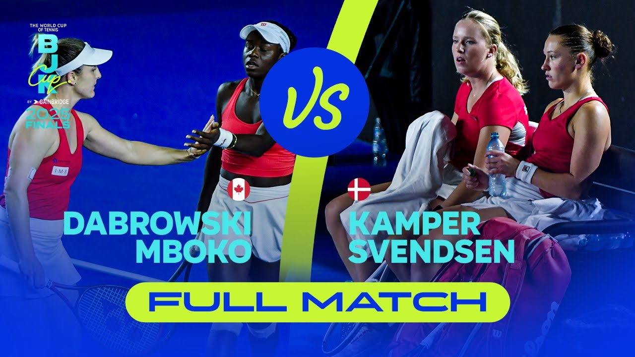 Dabrowski/Mboko (CAN) vs Kamper/Svendsen (DEN) | 2025 Billie Jean King Cup Play-offs | FULL MATCH