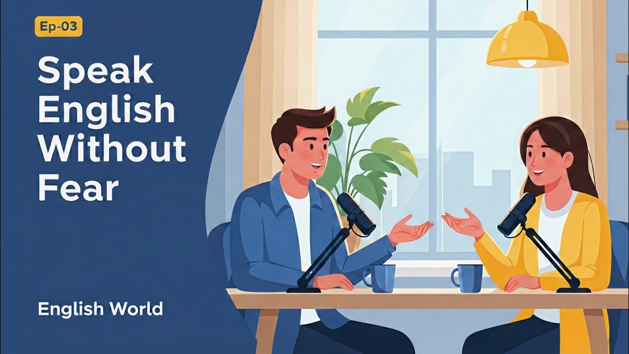 Speak English Without Fear | Calm & Easy English Conversation for Beginners | English World