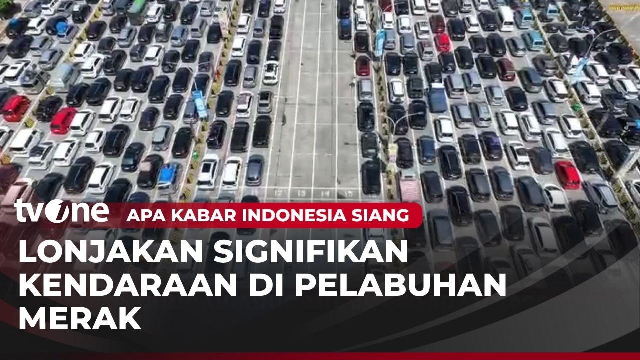 H-3 Lebaran, Terjadi Lonjakan Kendaraan di Kantong Parkir Pelabuhan Merak | AKIS