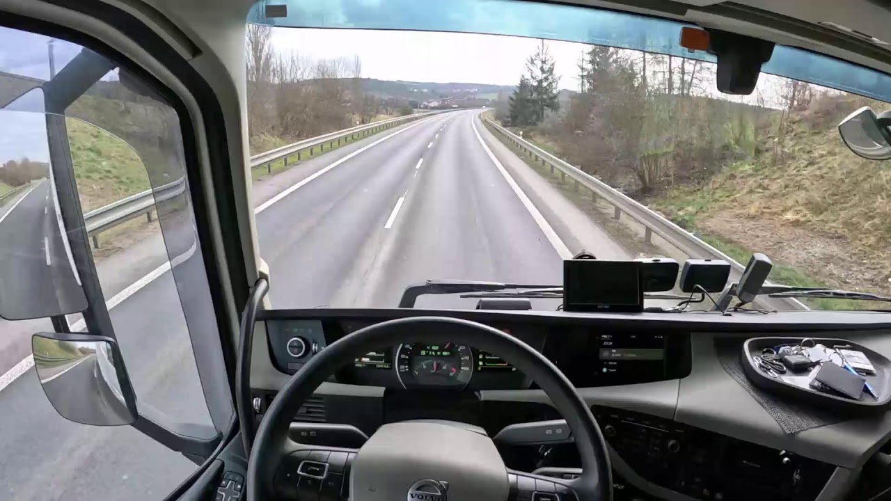 POV Truck Driving VOLVO FH460 - jízda po silnici I/20 k novém západním obchvatu Plzně 🇨🇿