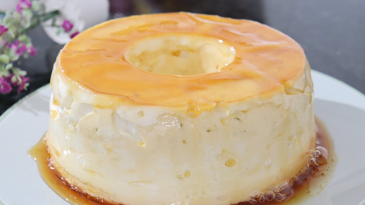 Fácil e Delicioso Pudim de Claras - Parece nuvem ou algodão doce!