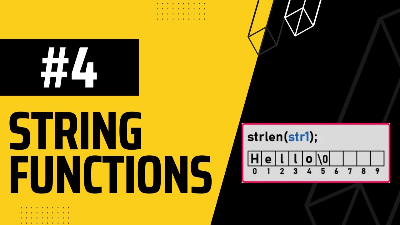 String Functions in C Programming | strcat(), strcpy(), strcmp(), strlen() | CodeSurfer