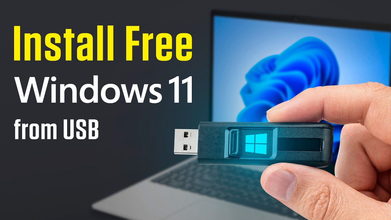 How To Install Windows 11 From USB Flash Drive | Step by Step