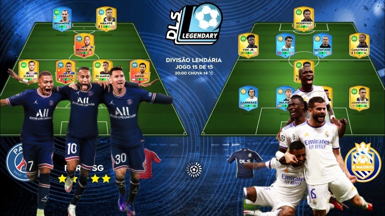 PARIS SAINT-GERMAIN VS REAL MADRID |DREAM LEAGUE SOCCER.