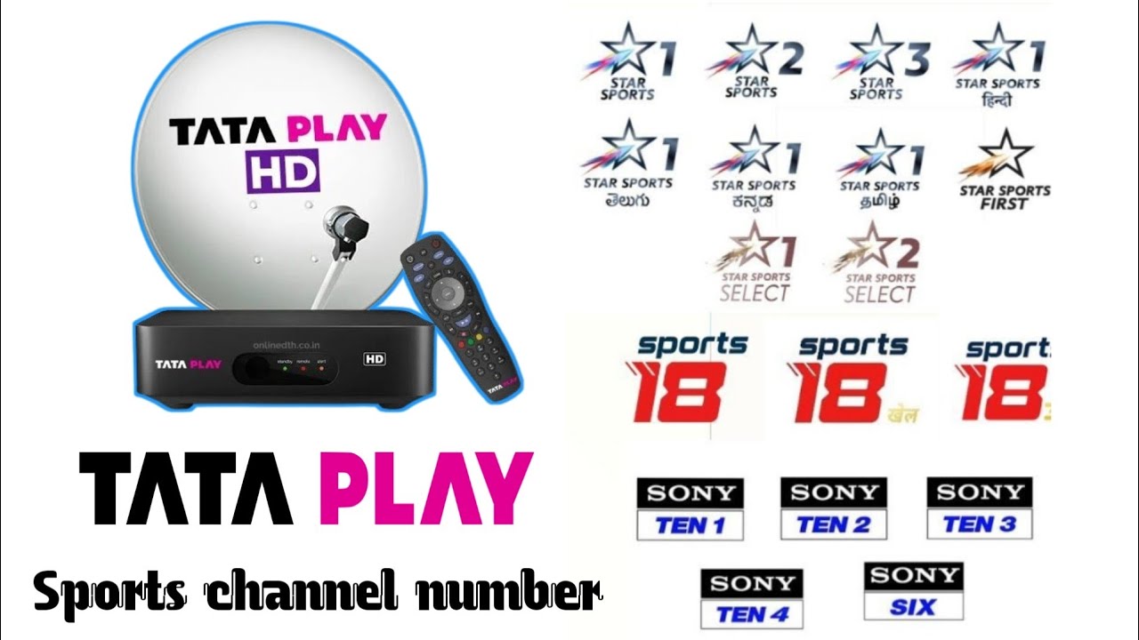 Tata play star sports channel number | Tata Sky sports channel number | Tata play IPL channel number