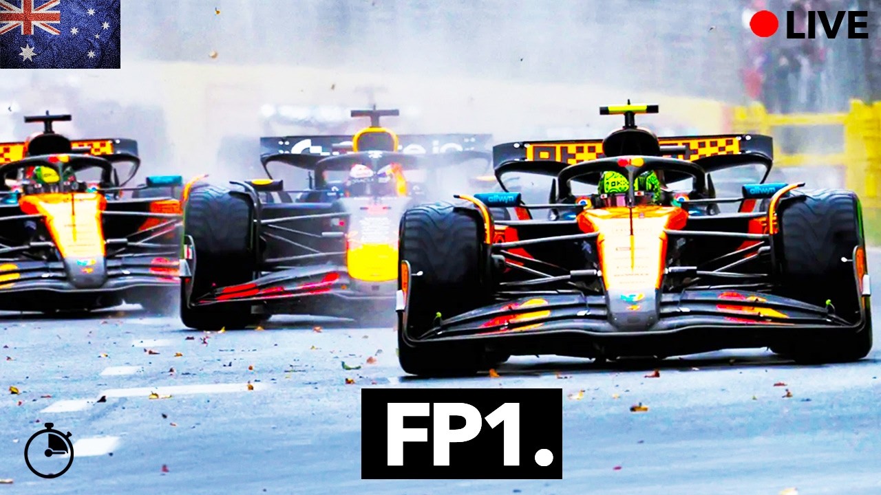 🔴F1 LIVE: AUSTRALIAN GP FP1 WATCHALONG - Commentary + Live Timing