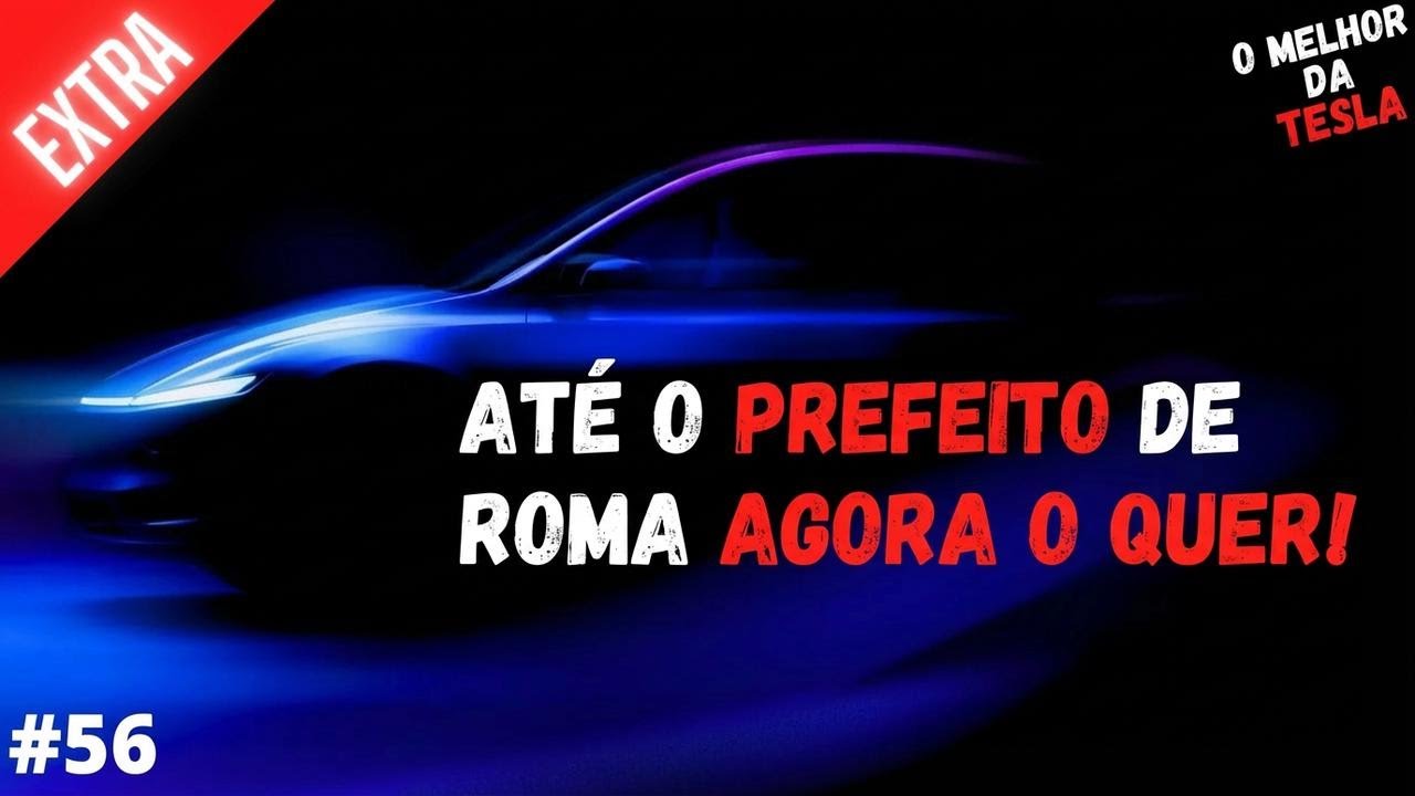 FSD da Tesla impressiona jornalista alemão e prefeito de Roma — Ford despenca 61% e Tesla cresce!