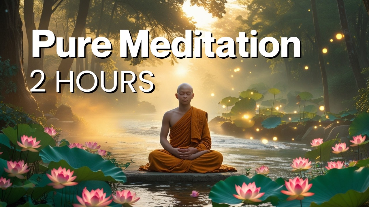 Zen Monk Bamboo Flute for Deep Meditation & Spiritual Awakening | 2 Hours