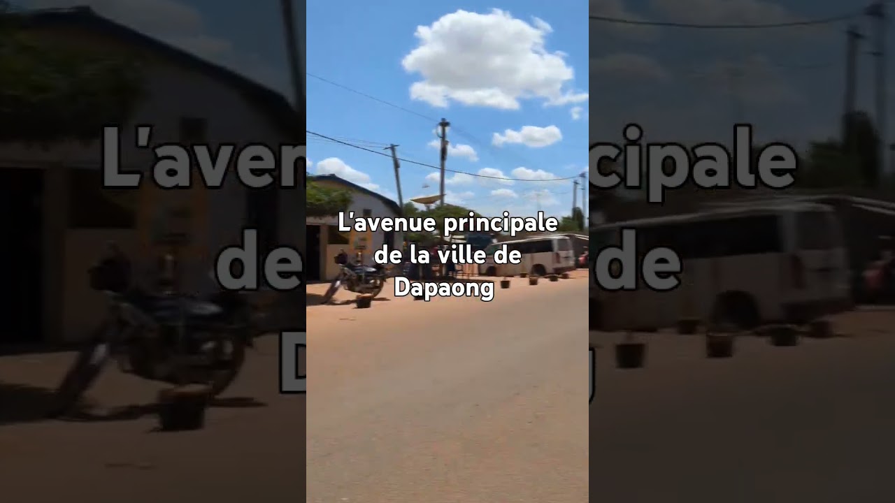 L'avenue principale de la ville de Dapaong #dapaong #togo #ville #investissement