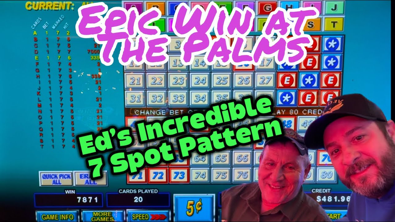 Keno at The Palms Does it Again! Unbelievable Win! Where Gambling Gary Goes to Jackpot