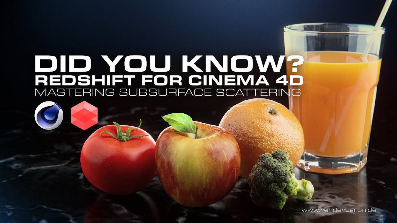 Did You Know? Redshift for Cinema 4D: Mastering Subsurface Scattering