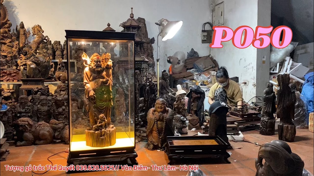 P050- tủ kính, khay trà và kỷ// Tượng gỗ trắc Thế Quyết 0396205625