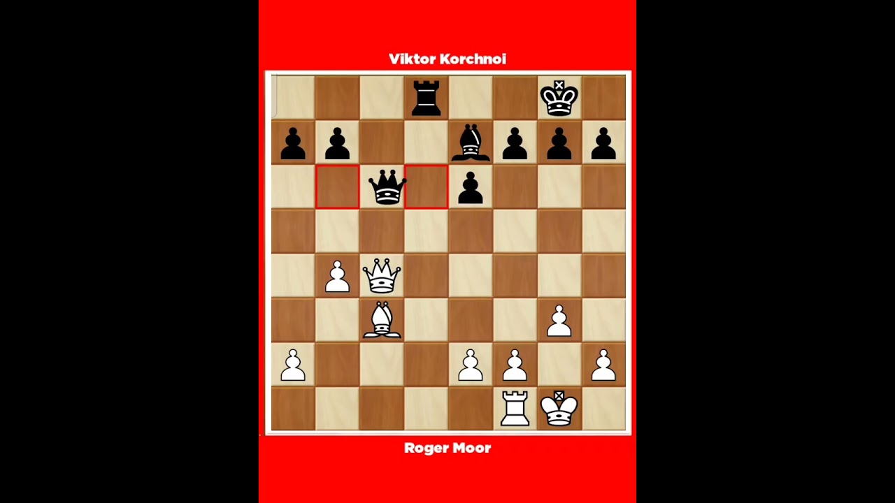 Roger Moor vs Viktor Korchnoi √ Memorial Alois Nagler Zurich Switzerland, 1998.
