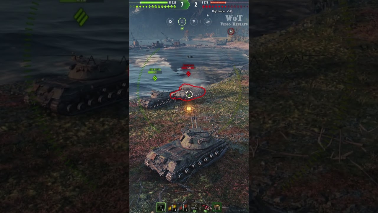 Object 703 II vs Caernarvon Blown-Up! №329 #wotreplays