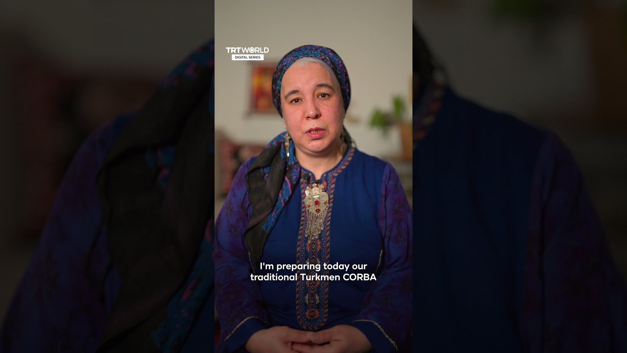 A Turkmen mother's iftar for her family