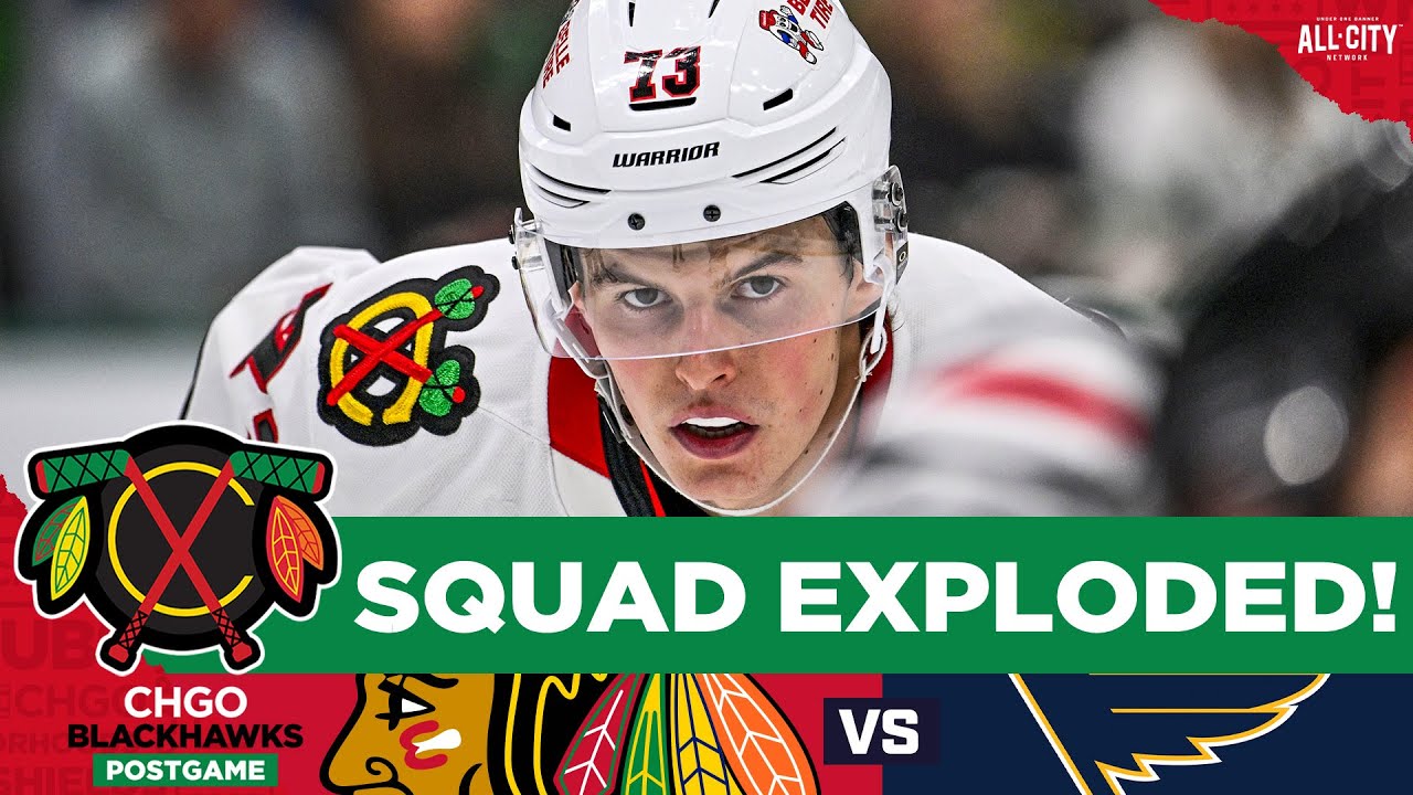 Lukas Reichel STEPS UP as Chicago Blackhawks Dominate St. Louis Blues | CHGO Blackhawks POSTGAME