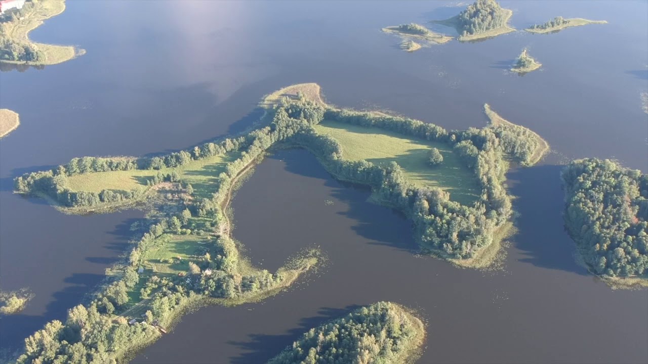 Ežezers - Ezernieki - Latgale   -  Latvia from bird's eye view - DJI Spark