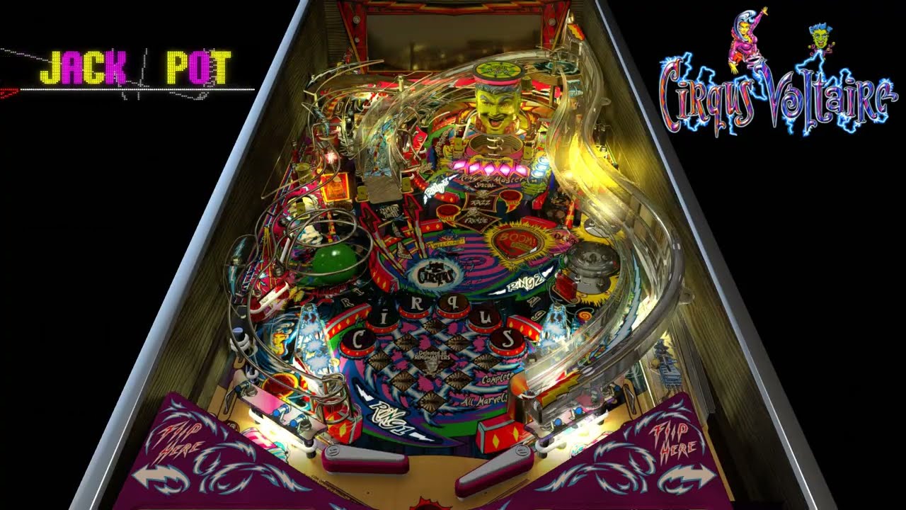 Cirqus Voltaire (Bally1998) - VPW - Visual Pinball X / VPX - Join the Cirqus!