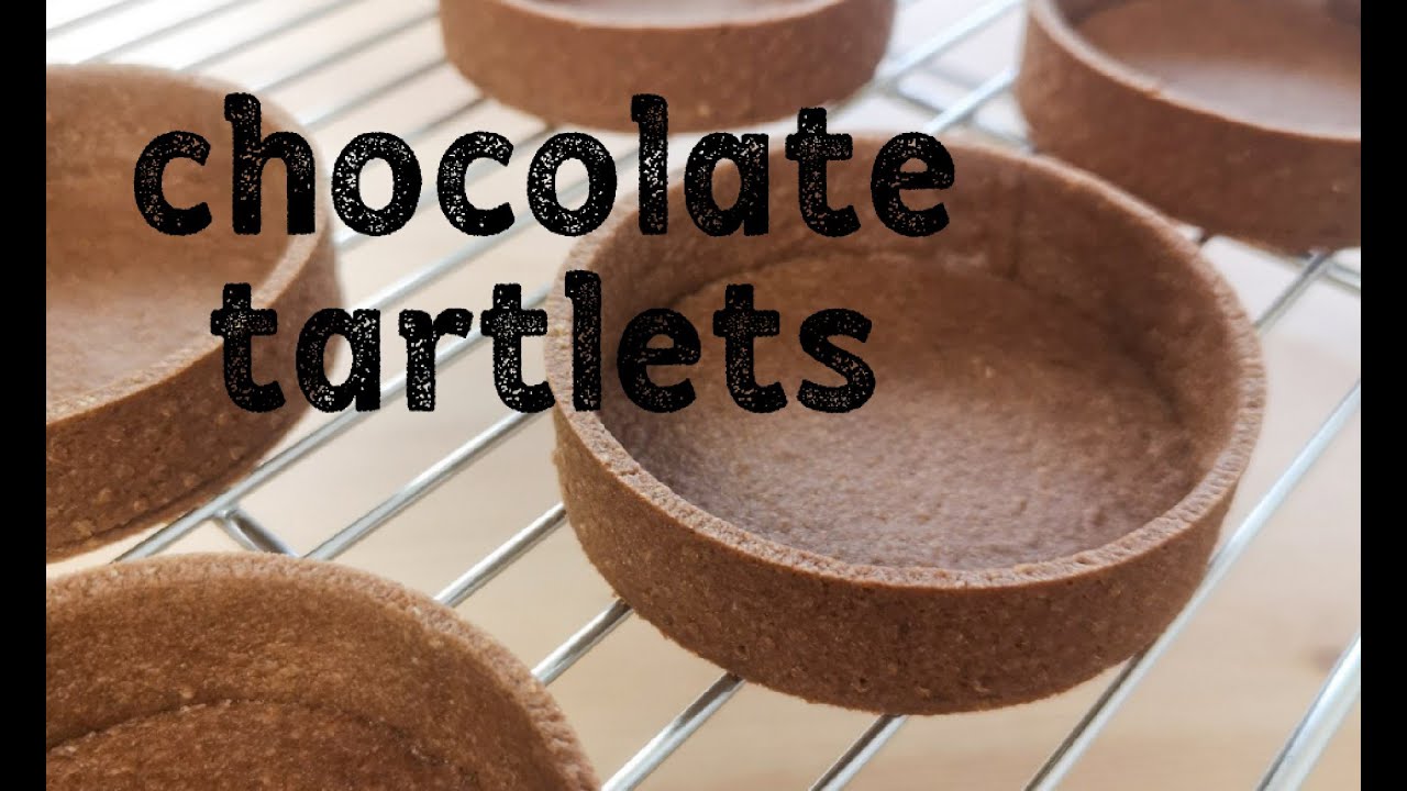 Chocolate tartlet base, pâte sablée recipe