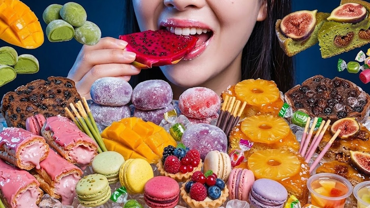 FOOD TESTING [ASMR MUKBANG] | ASMR DESSERT MUKBANG | CHOCOLATE PARTY#dessert#ASMR EATING