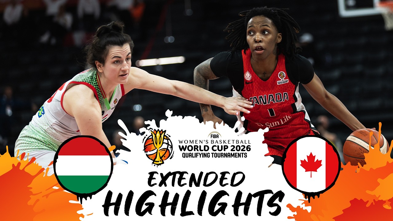 Hungary 🇭🇺 v Canada 🇨🇦 | Extended Highlights | #FIBAWWC 2026 Qualifying Tournament