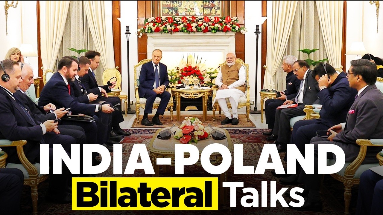 LIVE: PM Modi, Polish PM Donald Tusk hold bilateral talks in New Delhi