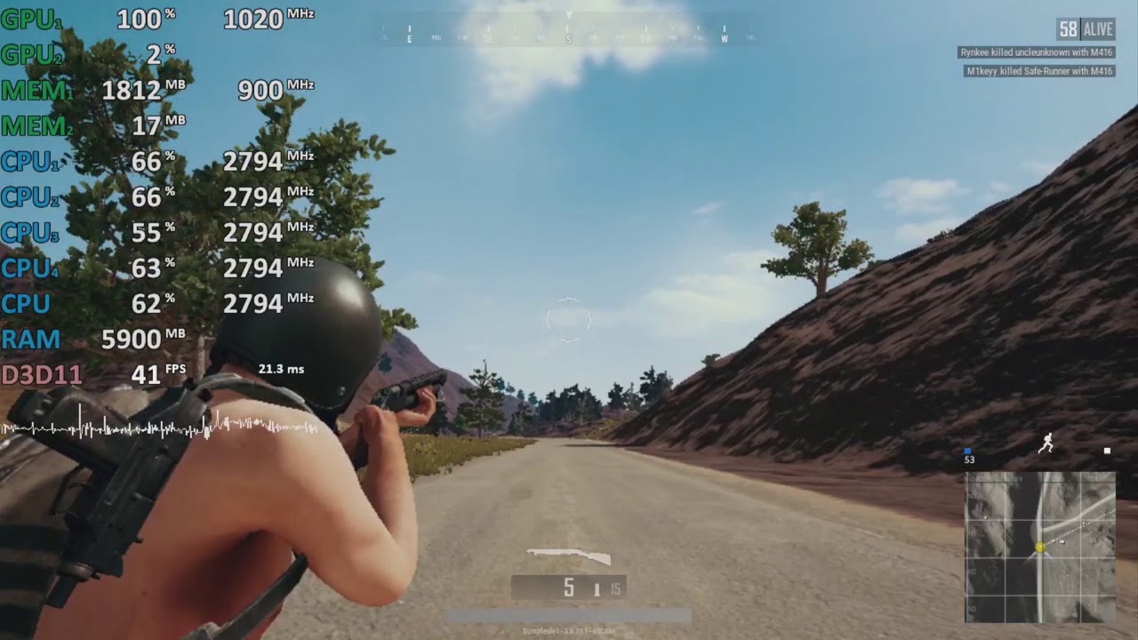 PUBG 1.0 #update 4 Nvidia GeForce 840M / 930M Benchmark