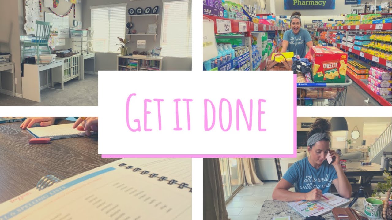 GET IT ALL DONE WITH ME||TO DO LIST MOTIVATION||HOMESCHOOL MOM LIFE