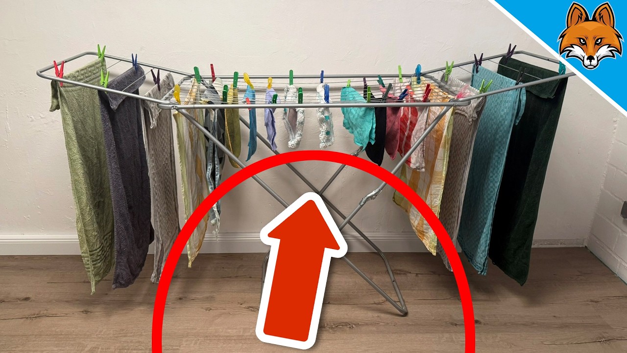 La méthode japonaise pour suspendre le linge que (malheureusement) PERSONNE ne connaît🤯💥