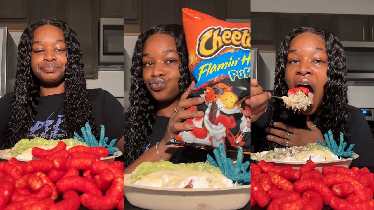 Chipotle Mukbang + Making Chipotle Sour Cream