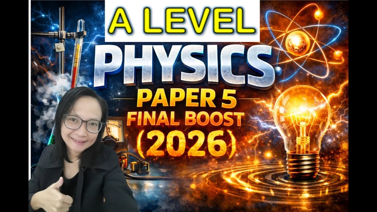 Final Boost for A Level Physics Paper 5 | 9702 Planning, Analysis & Evaluation Tips 2025