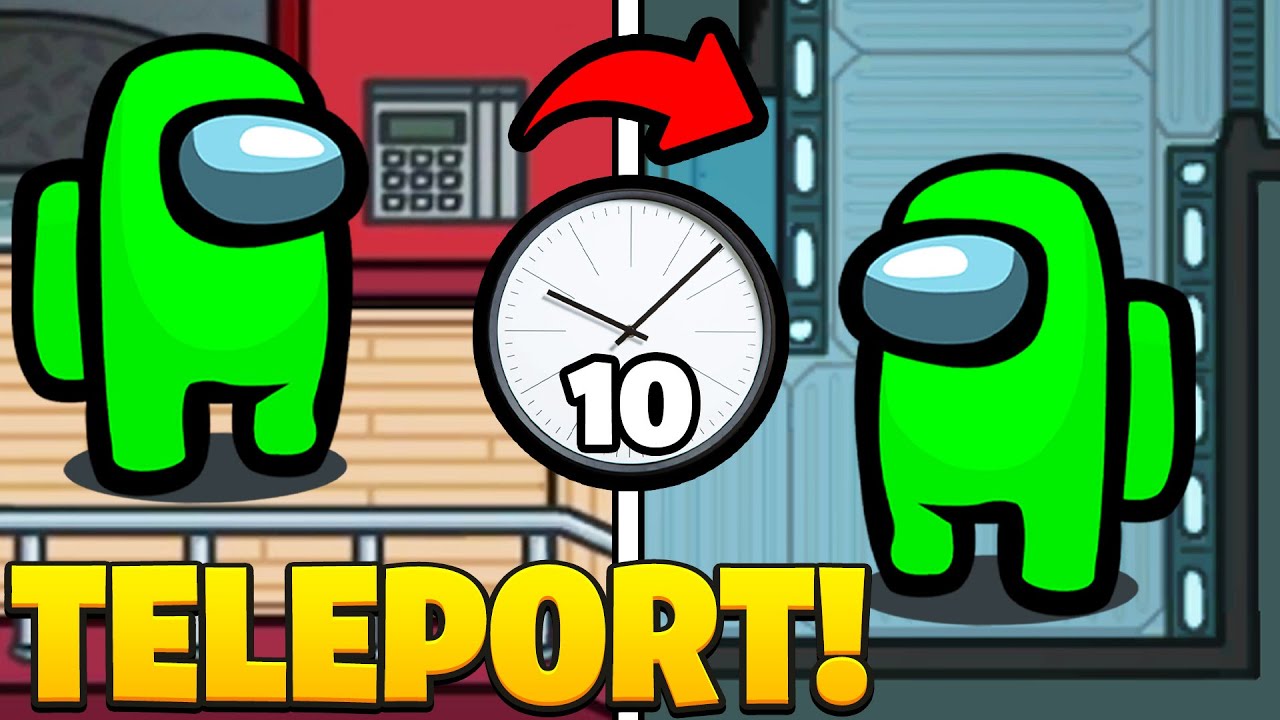 Among Us BUT I TELEPORT EVERY 10 SECONDS.. (broken)