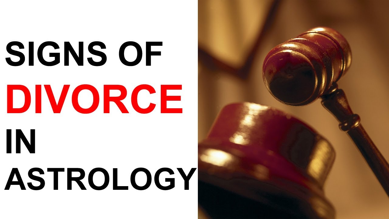 (Signs of Divorce) in Astrology (Horoscope Love Match)