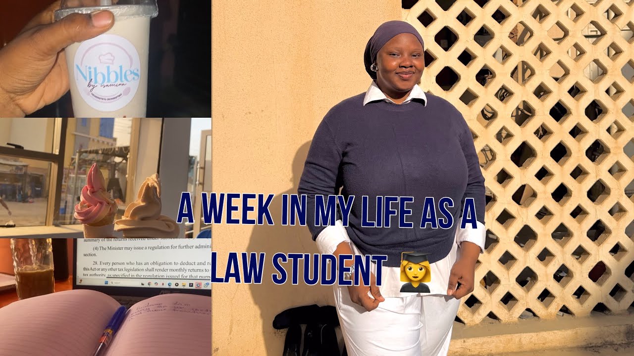 A week in my life as a law student 📖✨