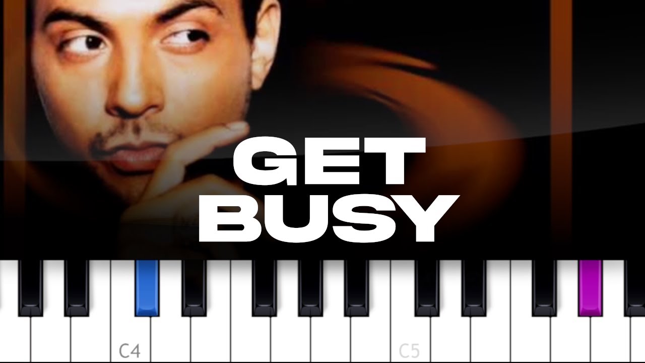 Sean Paul - Get Busy  (piano tutorial)