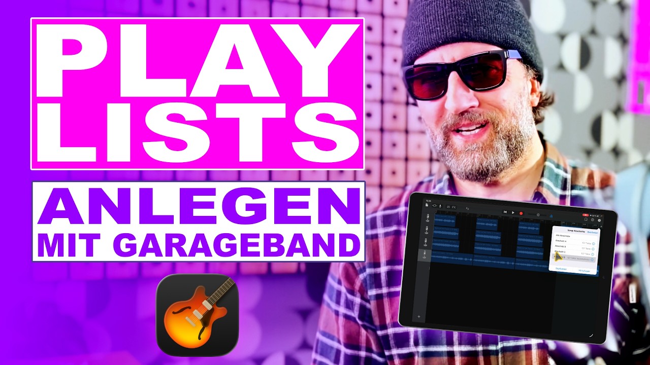 Eine Playlist mit GarageBand auf dem iPad erstellen