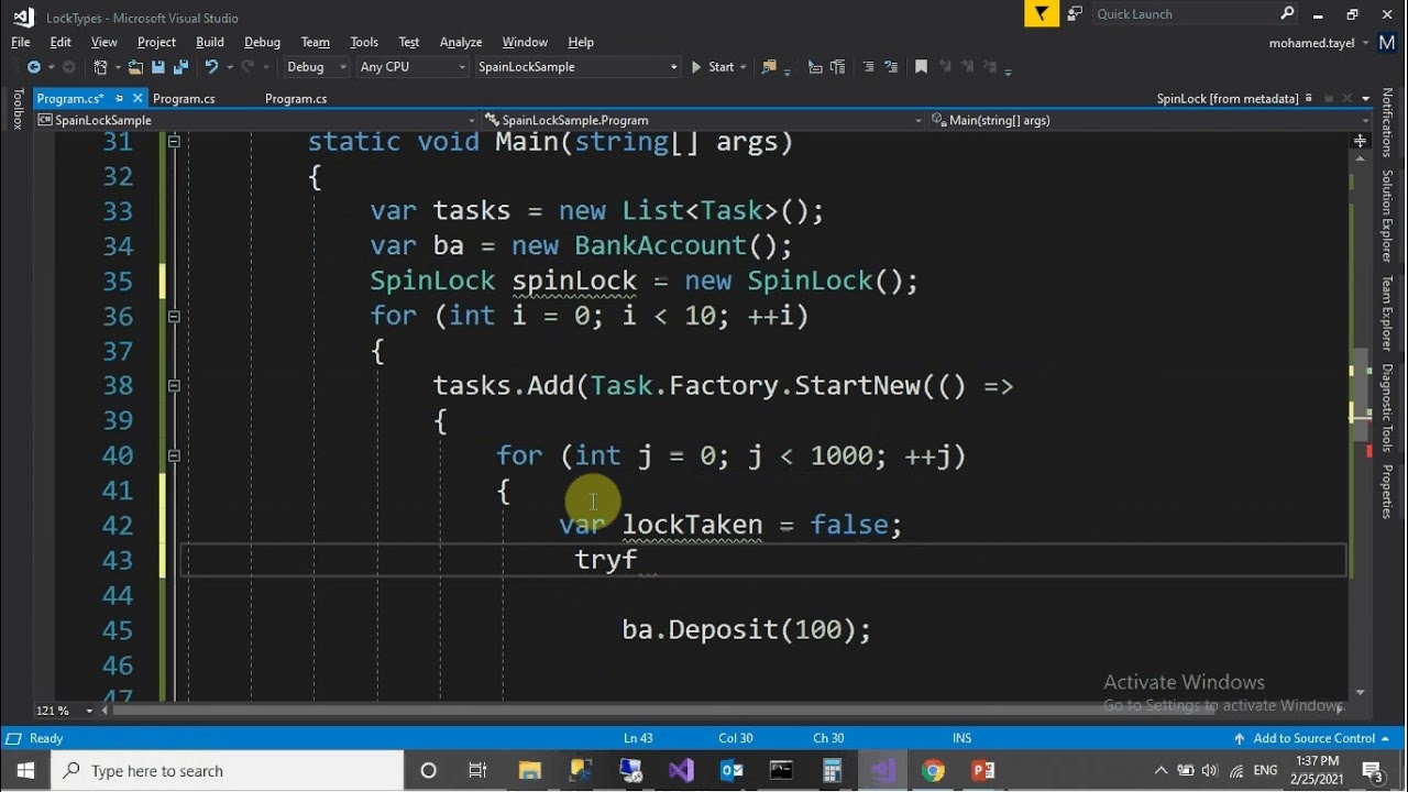 Data_Sharing part 2 SpinLock