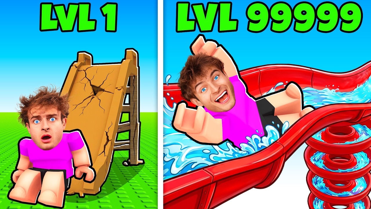 Трачу $9 648 745 на постройку САМОЙ ВЫСОКОЙ ВОДНОЙ ГОРКИ в Roblox..
