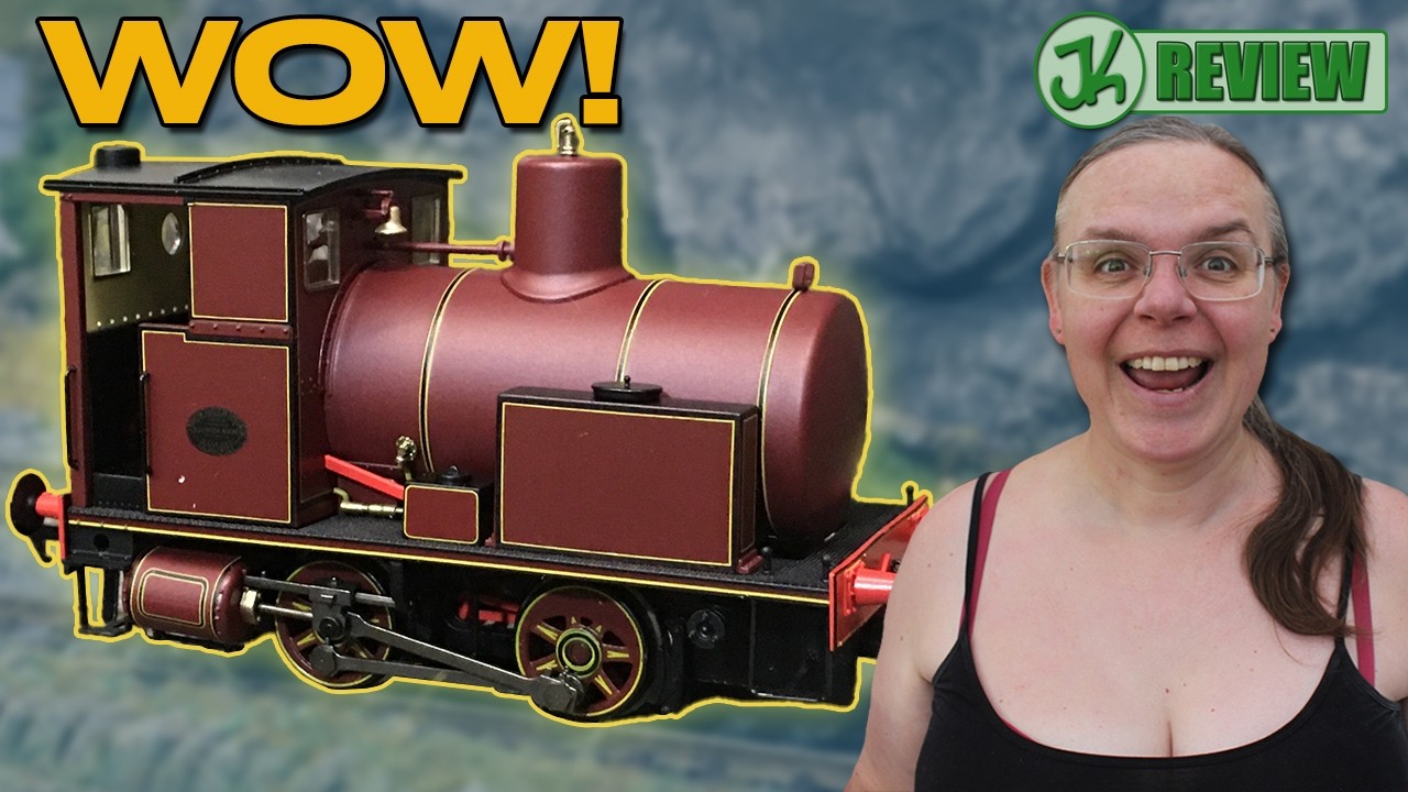 Паровоз Rapido Andrew Barclay 0-4-0 безтопочного типа — распаковка и обзор.