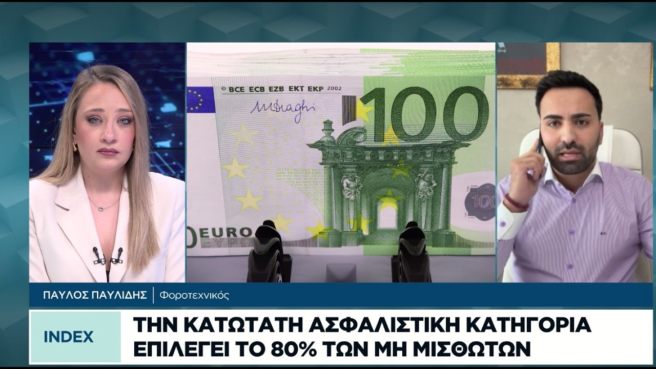 Την κατώτατη ασφαλιστική κατηγορία επιλέγει το 80% των μη μισθωτών