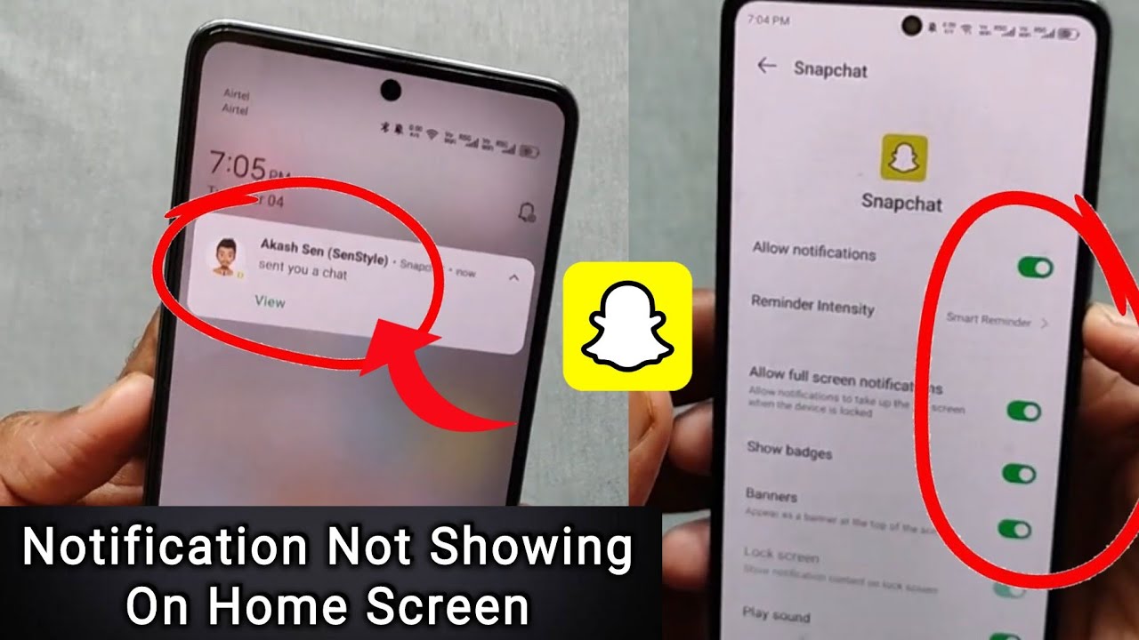 Snapchat Notifications Not Working || Snapchat Notification Not Showing On Home Screen