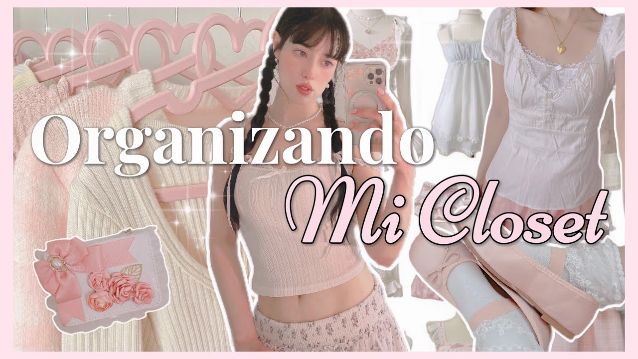Organizando Mi Closet 🎀 limpieza, declutter, ropa, joyería, aesthetic, motivación ✨