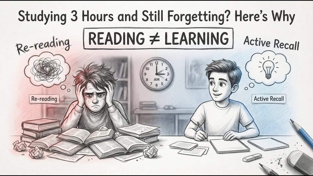 Studying 3 Hours and Still Forgetting? Here’s Why