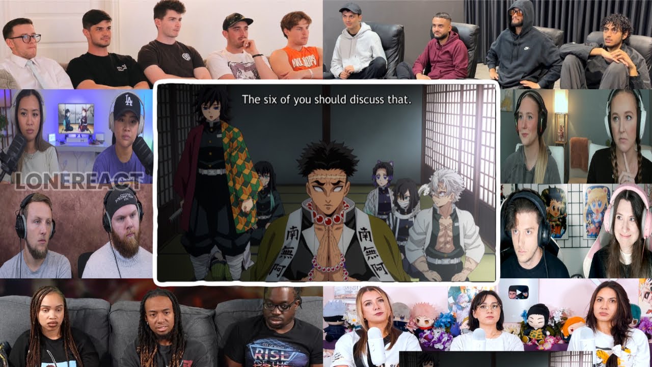 The Hashira Training Arc Begins Scene - Demon Slayer S4 Ep1 | Reaction Mashup