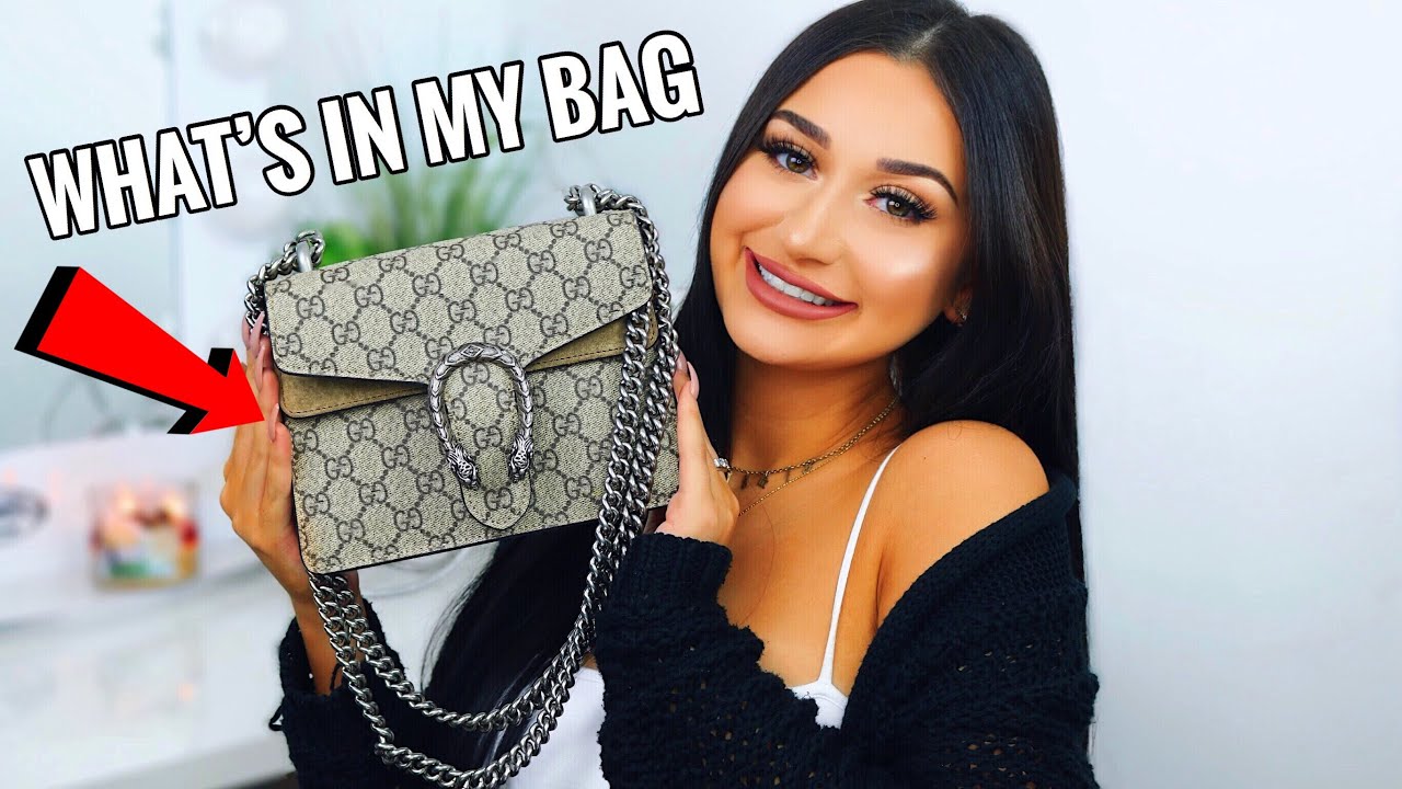 WHAT'S IN MY BAG? | Gucci Dionysus